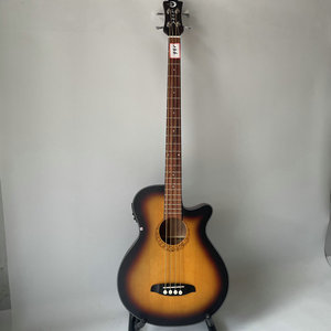 美国luna吉他 露娜木贝司 luna bass 4弦电箱 桃花心木箱体 尾单