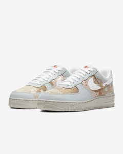 日本代购 nike air force af1 耐克春季沙漠迷彩板鞋 dd1175-001