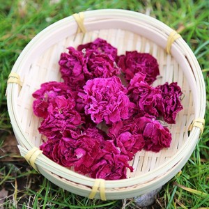 新疆和田紫玫瑰花茶 无添加无染色花草茶500g一斤沙漠玫瑰花干