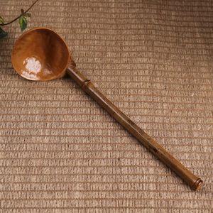 日式竹制小水瓢小水勺 竹节水勺 茶粉勺 出口日本 茶道零配