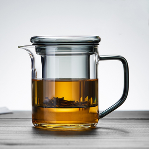 玻璃茶杯耐高温高档茶水分离办公室家用过滤功夫泡茶壶红茶具套装