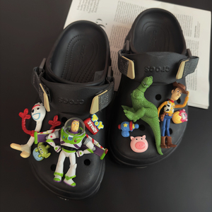 Crocs洞洞鞋配饰男玩具总动员diy卡通配件巴斯光年装饰卡扣潮鞋扣