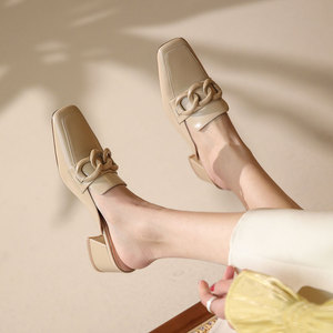 【羊皮拖鞋女粗跟】羊皮拖鞋女粗跟品牌,价格 - 阿里巴巴