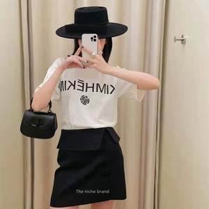 00602人付款天猫arket女装基础款纯棉圆领上衣短袖t恤2022春夏新品