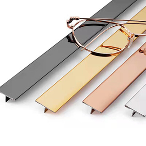 钛金装饰条t型不锈钢装饰条电视背t景墙美边线收边包边瓷砖卡槽t
