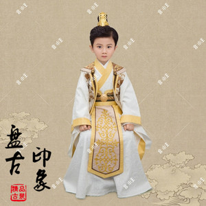 影楼摄影写真儿童古装主题男童汉服皇帝书生走秀演出服装襄阳公子