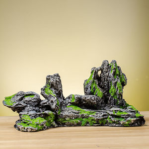 鱼缸造景仿真假山水景摆件生态鱼缸水族箱盆景造景装饰布置小摆设