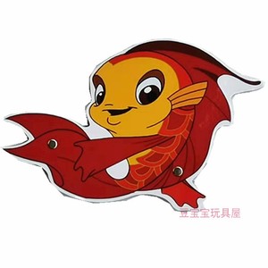 幼儿园教学教具用品儿童头饰舞台表演道具角色扮演动物头饰小鲤鱼
