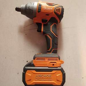 铁锚新款直流电冲击扳手锂电池20v大扭力330n风炮汽修木工架子工
