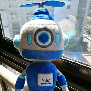 北醒de lidar 激光雷达 吉祥物 小机器人毛绒玩具