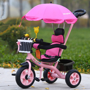 儿童脚踩三轮车1-2-3-5岁宝宝手推车男女孩自行车幼儿小童骑车子
