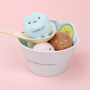 日本san-x角落生物珍珠圆子迷你沙包玩偶毛绒袖珍卡通棉花娃娃女