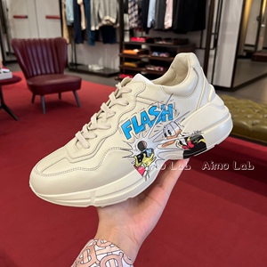 aimo代购 gucci x disney 唐老鸭老爹鞋运动鞋潮鞋小白鞋男女通用