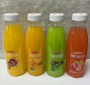 喜爱果园益生菌发酵果汁饮料百香果芒果味红柚水蜜桃猕猴桃果汁