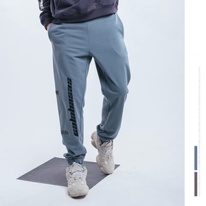 美式卫裤宽松侃爷同款season5印花calabasas刺绣束脚休闲运动裤