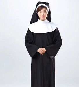 00策士统领vip淘宝万圣节修女服装大人cosplay男传教士牧师服圣母