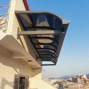 铝合金雨棚遮阳棚耐力板紫外线户外别墅庭院阳台大门水槽专业定制