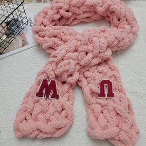 爆款手工diy手指围巾粗毛线材料包编织简单送女友情侣自制围脖