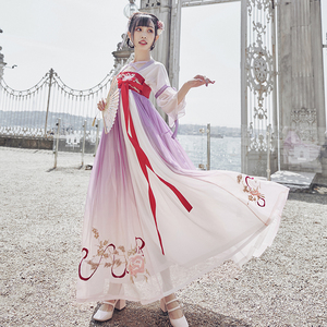 小豆蔻儿[粉花神 异色花神祭重工刺绣大袖衫汉服tb186565814430