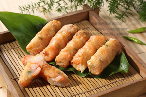 台湾宏裕行 花枝虾卷300g 墨鱼虾卷 油炸碳烤食材 正品原装进口