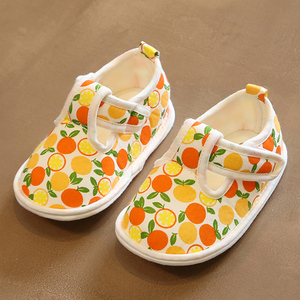 婴儿鞋0-1岁6-12个月8软底宝宝学步鞋秋款小布鞋女宝男秋季鞋子男