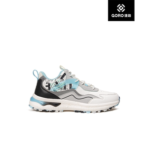 goro捷路运动 23春男子休闲慢跑鞋 大底耐磨防滑皮质防水透气