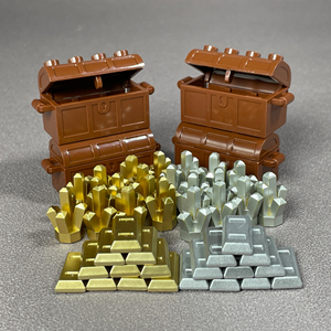 积木散件适用乐高国产moc 99563 零配件 1x2光面金砖装饰15人付款0