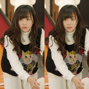 贺先生的恋恋不忘胡意旋秦以悦同款提花毛衣宽松针织马甲背心女装