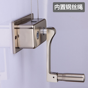 艾尚居 升降晾衣架配件手摇器 阳台双杆式晒衣架升降器摇手器通用