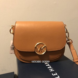 mk 专柜款小号大金属logo马鞍包单肩翻盖斜挎