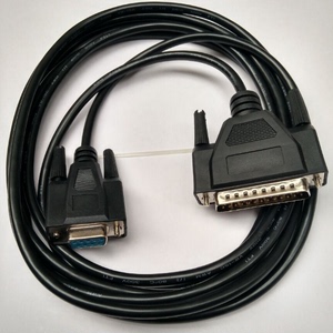 db9串口转并口数据线9孔转25针电脑连接25孔票据打印机1.5/3/5米