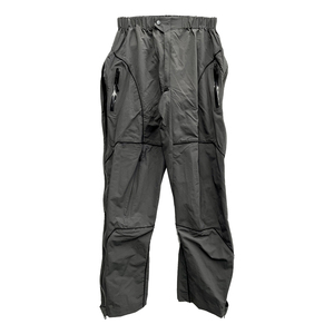 【tz killer】21aw机能线条侧边拉链长裤 男女直筒宽松工装尼龙裤