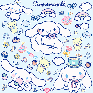 大耳狗电脑贴纸