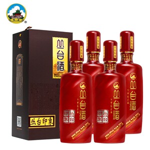 丛台印象酒 40度浓香型白酒 粮食酒 红瓶装婚宴酒 邯郸特产 500ml