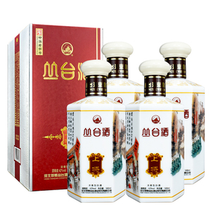 丛台酒42度上将浓香型白酒500ml/1瓶六棱边玻璃喷釉瓶装高粱酒