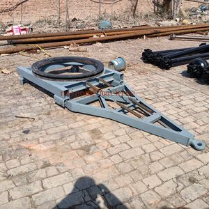 农用拖车转盘总成 底盘配件 轮胎带轴 框架 牵引平板实心车轴