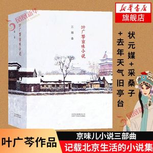 叶广芩京味小说三部曲套装3册 叶广芩 采桑子+状元媒+去年天气旧亭台中国现代当代文学散文小说北京生活的小说集正版