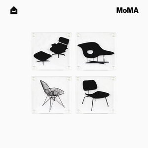 美国 MoMA 伊姆斯杯垫 Eames Chairs Coasters 微软程序员椅子