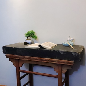 日月堂 老金砖 砖雕茶台壶承干泡台京砖青砖练字砖古董收藏老物件