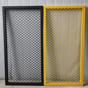 定制铁艺菱形网格背景墙隔断装饰镂空铁丝网吊顶工业风屏风网格架