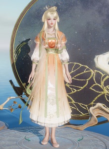 剑网3剑三同人琼枝金鹊月出清影聆风红妆鹊金黑白发红白青衣服