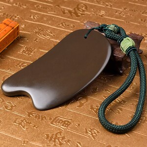 碥乏石刮痧板砭石板刮痧玉石板脸部面部瘦脸美容碥乏石刮痧板