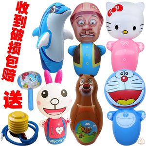 加厚充气不倒翁玩具大号儿童成人宝宝男女孩玩具发泄健身90cm