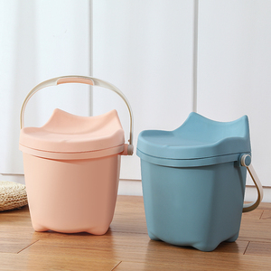 多功能塑料水桶带盖加厚可坐手提洗澡钓鱼桶凳玩具家用零食收纳桶