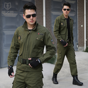 户外101空降师特种兵野战工作服军绿迷彩服套装男军迷春夏作训服