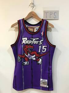 nba球衣 卡特 vince carter 猛龙复古紫大龙 m&n 球员版刺绣 全新