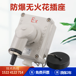 西崖工业防爆插座220V 20A三相无火花型三孔消防墙壁插头插销SDBQ