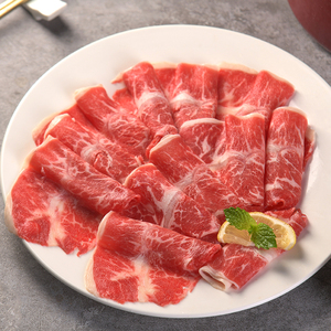 乌拉圭进口雪花板腱片300g新鲜牛肉片碳烤肉火锅食材