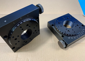 手动蜗轮蜗杆 旋转工作台 大台面 中空 高精度 光学转台