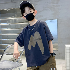 Jkids韩国品牌男童短袖t恤2024新款中大童男孩夏季纯棉上衣儿童装